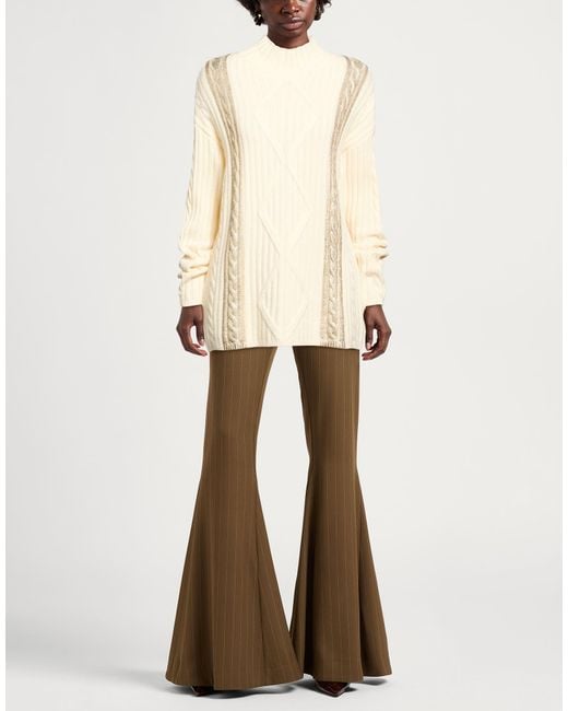 Diana Gallesi Natural Turtleneck Polyamide, Wool, Acrylic