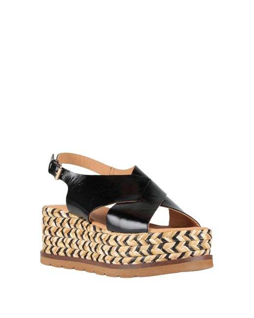 Elvio Zanon Black Espadrilles