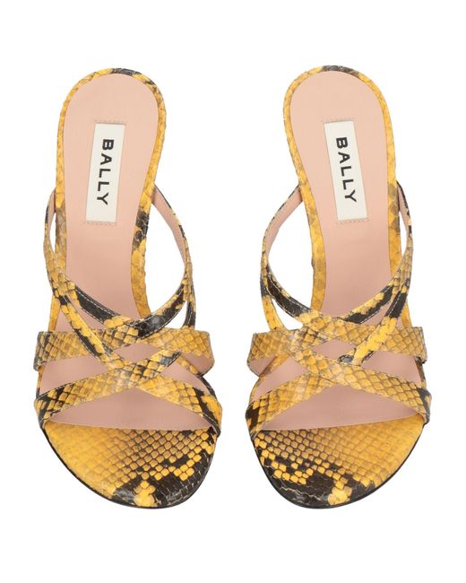 Bally Metallic Sandals