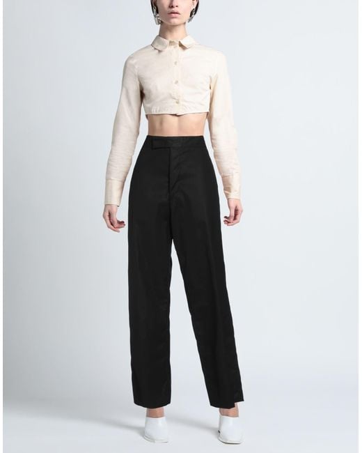 SAPIO Black Pants Cotton