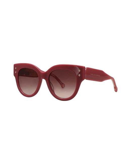 Carolina Herrera Purple Sunglasses