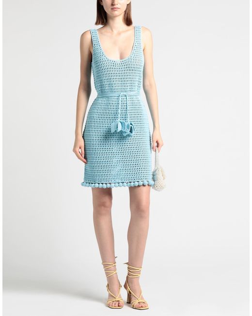Burberry Blue Mini Dress