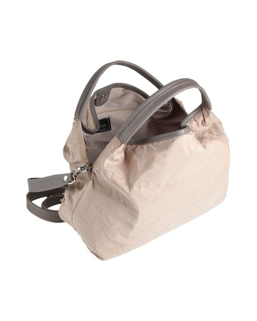 Laura Di Maggio Pink Sand Handbag Textile Fibers, Leather