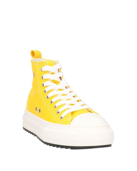 DSquared² Yellow Sneakers