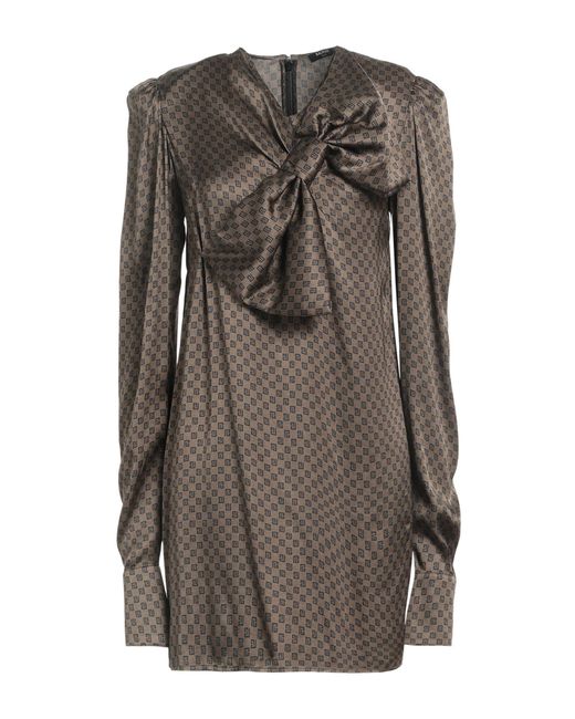 Balmain Gray Mini Dress
