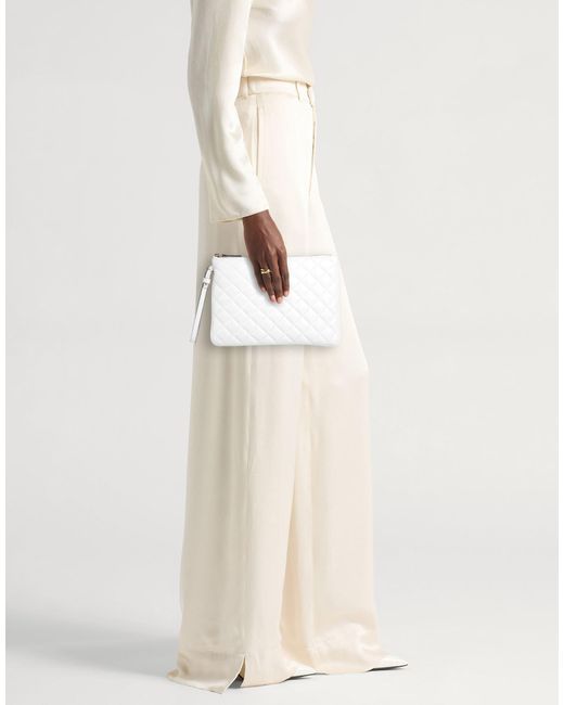 Versace White Clutch