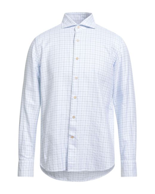 Alessandro Gherardi Blue Sky Shirt Cotton for men