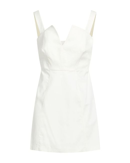 Soallure White Mini Dresses