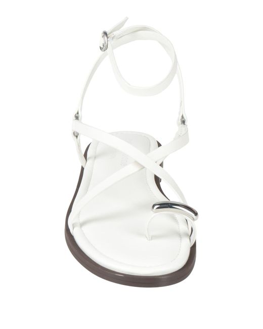 Rag & Bone White Thong Sandal