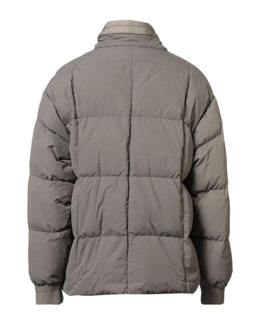 C P Company Gray Puffer Polyamide for men