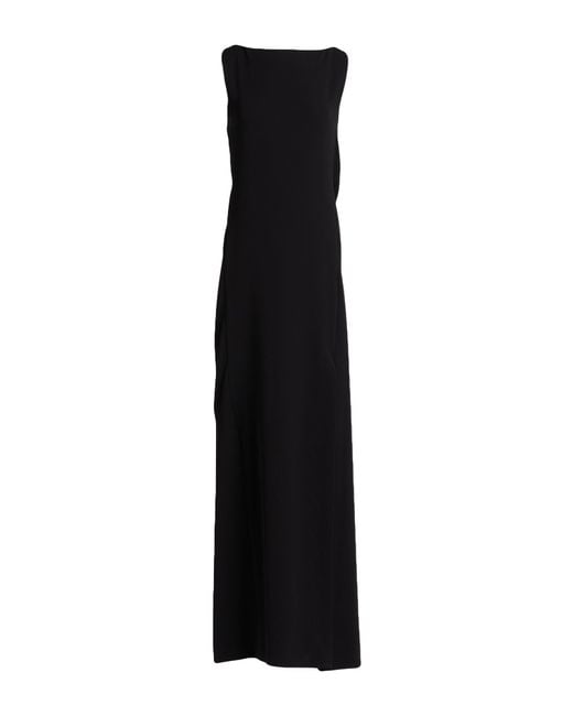 Max Mara Black Maxi Dress Triacetate, Polyester
