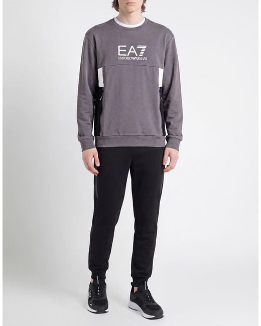 EA7 Gray Sweatshirt for men