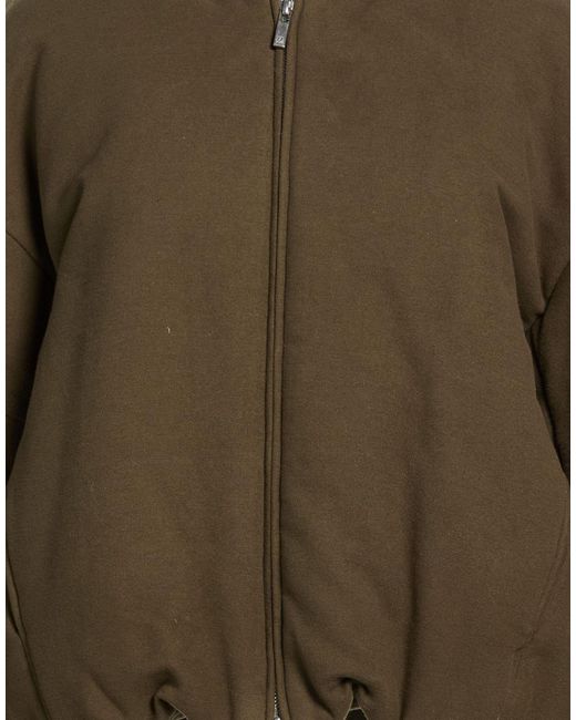 Helmut Lang Green Jacket Cotton, Elastane