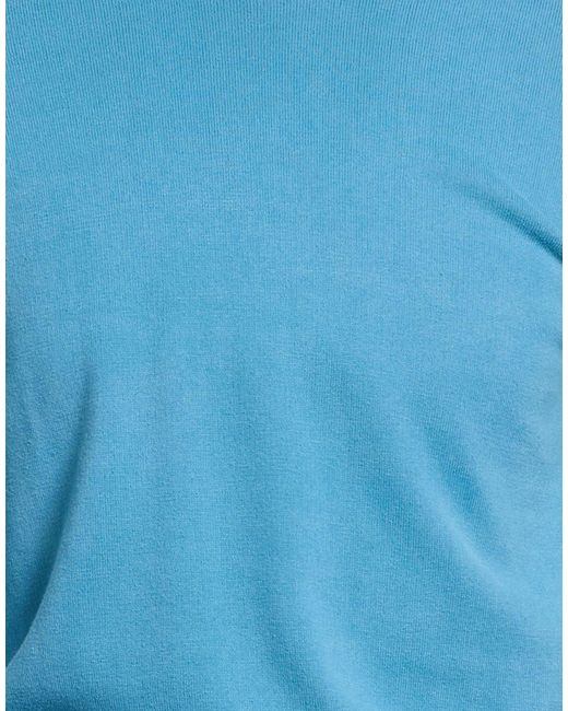 Alpha Studio Blue Sweater Cotton for men