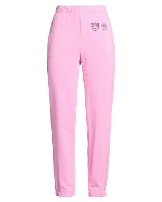 Chiara Ferragni Pink Trouser