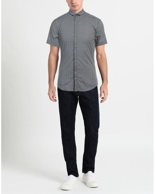 Armani Exchange Shirt in Gray for Men Lyst