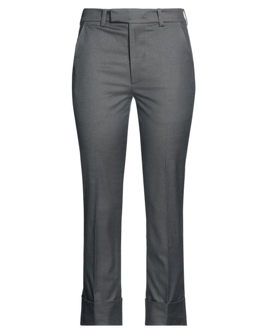 Lis Lareida Gray Pants Cotton, Wool, Polyamide, Elastane