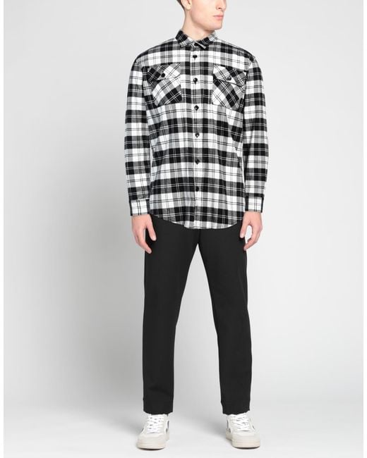 Daniele Alessandrini White Shirt Cotton for men