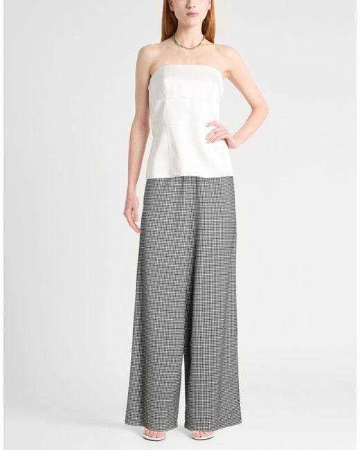 Marni Gray Pants Polyester, Virgin Wool, Elastane