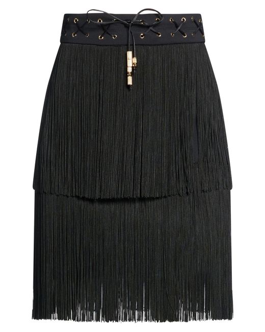 Elisabetta Franchi Black Mini Skirt
