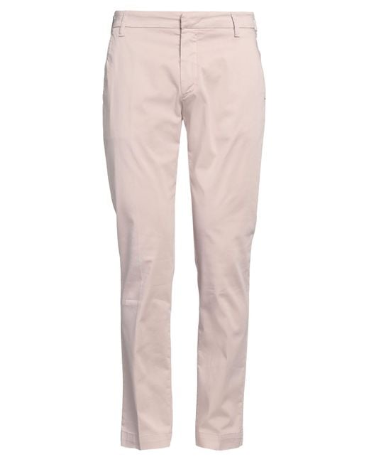Entre Amis Pink Pants Cotton, Polyester, Elastane for men