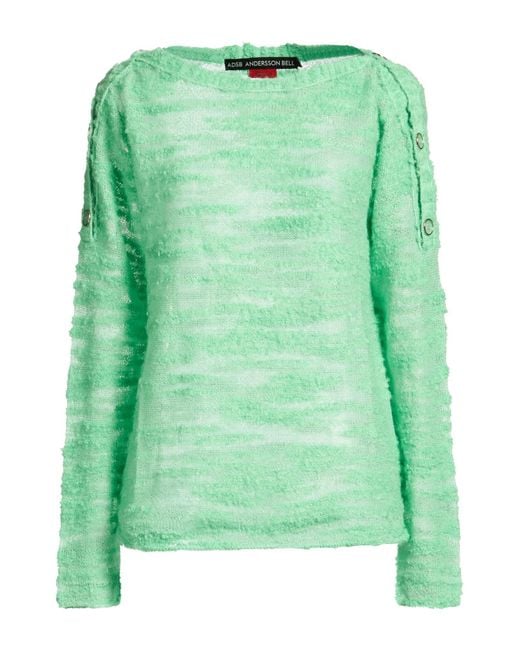 ANDERSSON BELL Green Sweater Mohair Wool, Alpaca Wool, Nylon