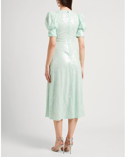 ROTATE BIRGER CHRISTENSEN Green Midi-Kleid