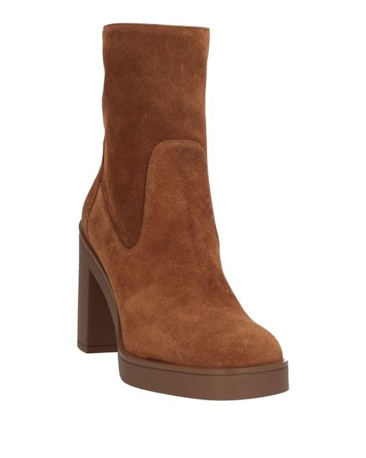Stuart Weitzman Brown Ankle Boots