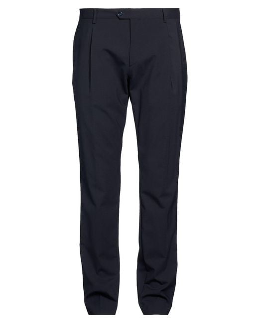 Lardini Blue Pants Wool, Elastane for men