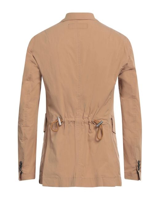 DSquared² Natural Camel Blazer Cotton, Elastane for men