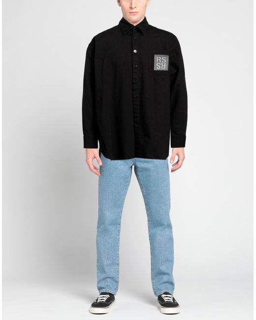 Camicia Jeans di Raf Simons in Black da Uomo