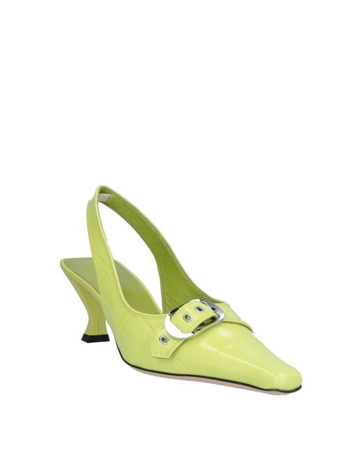 By Far Yellow Pumps