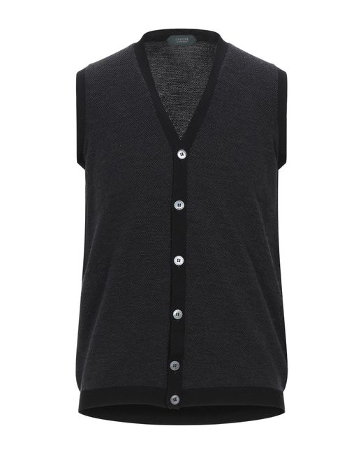 Zanone Black Cardigans for men