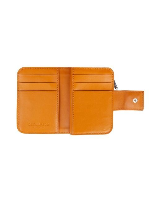 DSquared² Orange Brieftasche