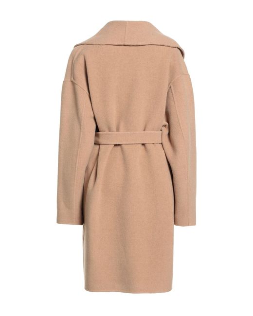 Rochas Natural Camel Coat Wool, Polyamide