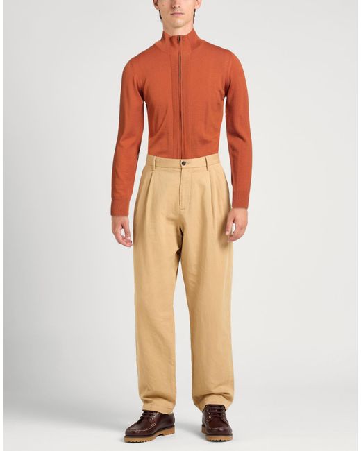 Alpha Studio Orange Cardigan for men