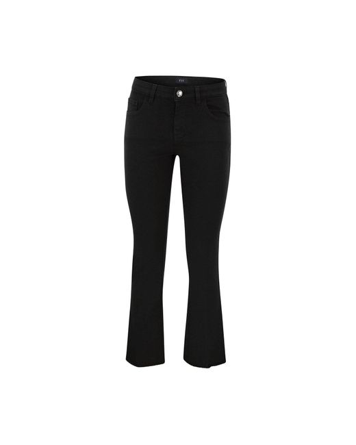 Pantalon en jean Fay en coloris Black