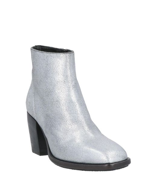 Pantanetti White Ankle Boots