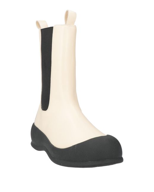 Bally White Ankle Boots