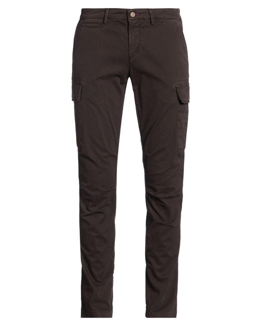 Maison Clochard Gray Pants Cotton, Elastane for men