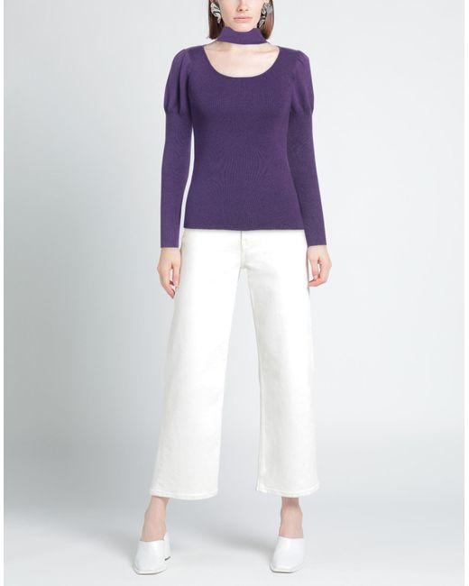 No Secrets Purple Turtleneck