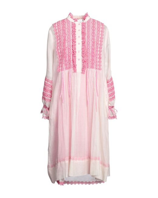 Péro Pink Midi Dress