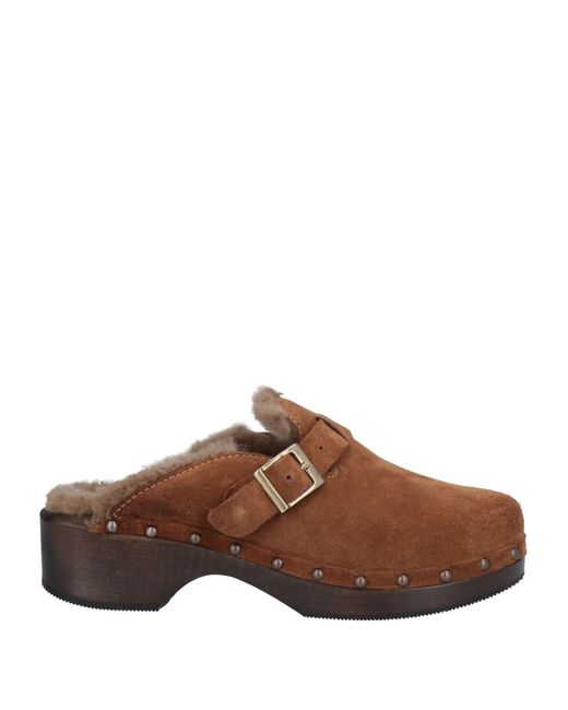 Re/done Brown Mules & Clogs