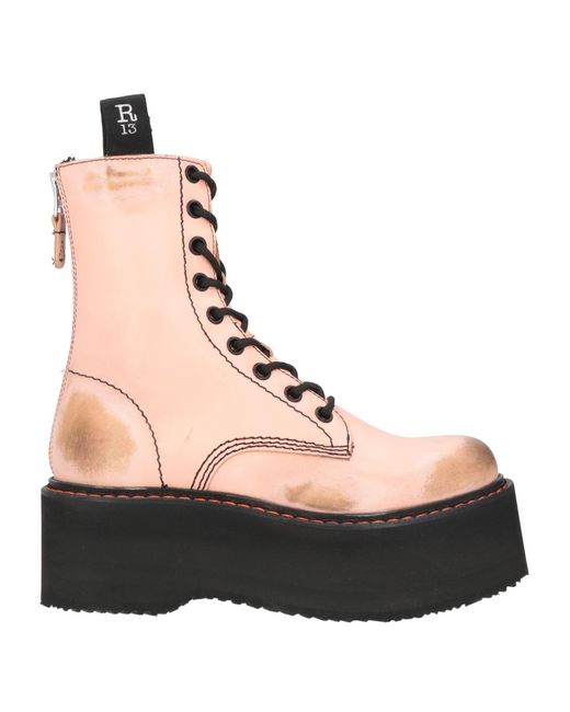 R13 Natural Ankle Boots