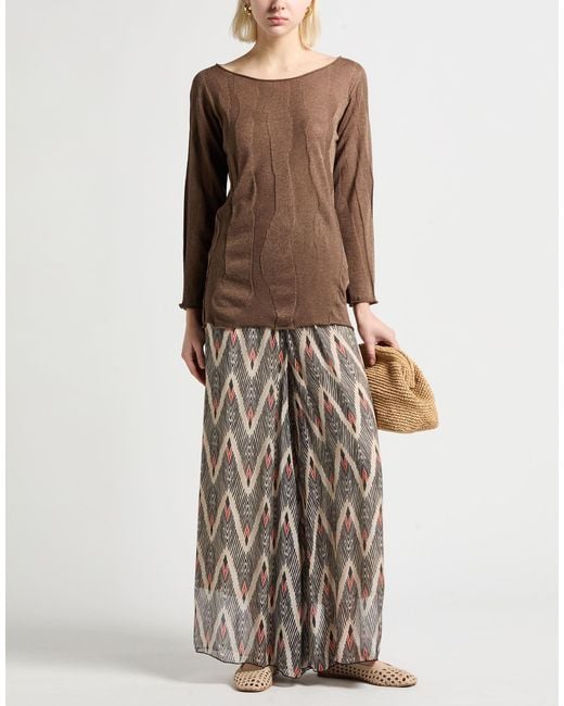Pullover Alpha Studio en coloris Brown