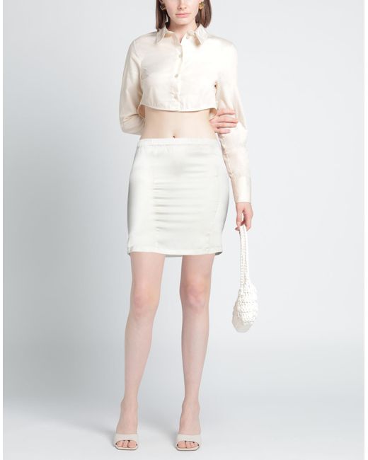 Jucca White Mini Skirt