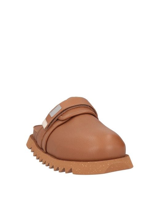 MARSELL X SUICOKE Brown Mules & Clogs for men