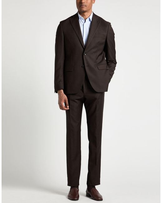 Paoloni Black Suits for men