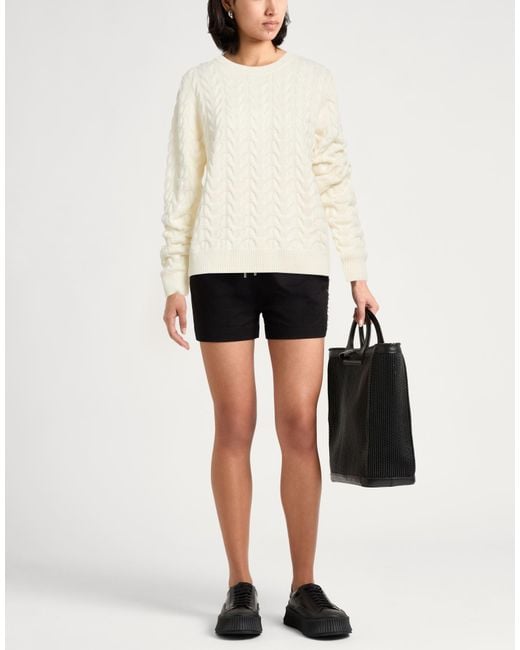 Max Mara White Sweater Cashmere