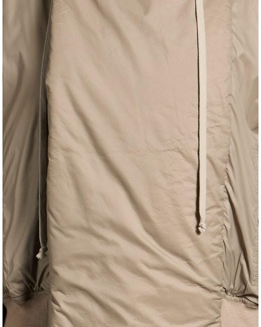 Rick Owens Natural Jacket Polyamide, Cotton, Elastane